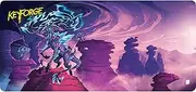 KeyForge: Mars - Harmonic Pack Extra-Wide Playmat – 14" x 30" – Durable Rubber Mat with House Brobnar Art, Official KeyForge: Æmber Skies Accessory, Made by Ghost Galaxy