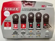 Diablo Starlock General Purpose Oscillating Blade Set (5-Piece) (DOS5S) - New