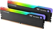 Thermaltake TOUGHRAM Z-ONE RGB DDR4 3600MHz 16GB (8GB x 2) 16.8 Million Color RGB Alexa/Razer Chroma/5V Motherboard Syncable RGB Memory R019D408GX2-3600C18A, Black