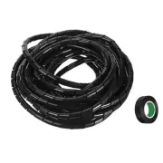 Spiral Cable Wrap 16.4ft/5M 16mm Cable Sleeve Cord Organizer Flexible PE Black