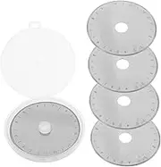 COHEALI Rotary Fabric Cutter Blade 5 Pack Round Hole Replacement Blades Precision Cutting for Quilting and Sewing