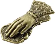 Hand Shaped Metal Clip for Paper Binding and Notebook Use, Bronze