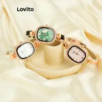 在飛比找蝦皮商城優惠-Lovito 女士休閒純水鑽石英手錶 L72AD104