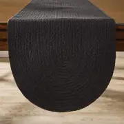 Essex Table Runner - Black 15x54