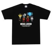 BAPE X MICHAEL JACKSON BABY MILO TEE (black) Size L Brand New
