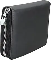 [Ipetboom] Passport Holder Wallet Men's Travel Cash Bag Case Hidden Compartment Black Business Office Wallet