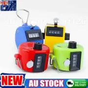 Mechanical Hand Tally Number Counter Click Clicker 4 Digit Counting Manual ZQ