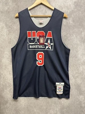 Mitchell Ness Dream Team USA 1992 Michael Jordan Reversible Practice Jersey Med