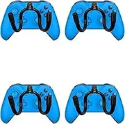 Mini Flexible Wall Mount Holder Rack Organizer for Game Controller -4/PK- No Controller Included - Screw Cover Included - No Game Controller