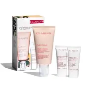 CLARINS Perfect Partners Scrub and Lotion Collection 3 Piece Gift Set