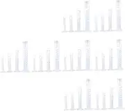 iplusmile 4 Sets Plastic Measuring Cylinder Measuring Cup Graduated Cylinder Measuring Container Orchard Plastic Cup Plastic Cup for Garden Plastic Garden Cup Farm Parts re-usable