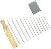 Angoily 1Set Drawing Sketching Includes Blending Stumps and Smudge Pens Made From Natural for Art Sketching and Writing Art Supplies