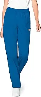 [Landau] ScrubZone Women's Full Elastic Waist Cargo Scrub Pant