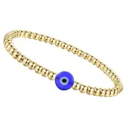 Evil Eye Devil Bracelet Golden Beaded Special Occasion Men and Women Girl