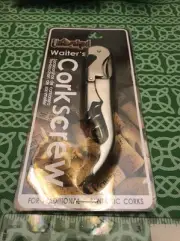 Uncorked Drink Essentials Waiter's Corkscrew Wine Opener NEW Free Shipping