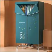 1500W Electric Heated Clothes Airer Dryer Rack, 2-Tier Indoor Electric Clothes Dryer Wet Laundry Warm Air Heated Drying Rack with Overheating Protection for Apartment
