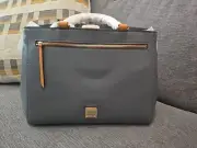 Dooney & Bourke Pebble Grain Zip Satchel NEW HTF