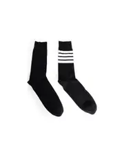Thom Browne 4-Bar Socks One size Black