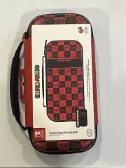 PDP Gaming Travel Case Plus GLOW for Nintendo Switch, Mario Super Icon Red/Black