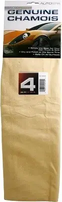 AutoSpa 40204AS Genuine Full Skin Chamois, 4 sq ft