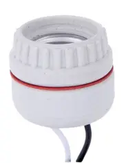 B&P Lamp Porcelain Fixture Sockets Ring Type