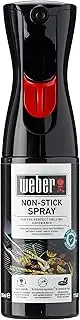 Weber Non-Stick Spray | Non-Stick Cooking Spray for BBQ Grill Barbecue Accessories | Designed for Use on Barbecue Grills - 200ml (17685)
