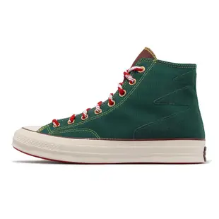 Converse 帆布鞋 Chuck 70 HI 男鞋 女鞋 綠 棕 薑餅人 高筒 聖誕節 1970 休閒鞋 A07978C