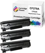3 Pack Compatible Toner Cartridge Replacement for HP CF279A 79A (1,000 Pages) for HP Laserjet Pro M12 M12a M12w MFP M26 MFP M26a MFP M26nw