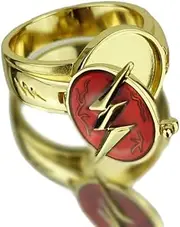 CrazyCatCos Golden Ring Lightning Logo Size 10 Prop Alloy Accessories, adult sex toys clitoral vibrator 11, Gold Phoebe