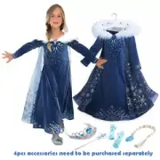 2019 New Release Girls Frozen Dress 2 Elsa Costume Party Birthday size 2-10Years