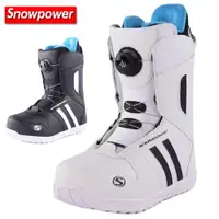 在飛比找ETMall東森購物網優惠-雪動力snowpower單板滑雪鞋 滑雪靴鋼絲扣快穿 男女保