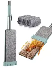 Microfiber Mop for Floor Cleaning-AYOTEE Hand Free Self Wringing Cleaning Floor