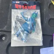 c1998 MARUSAN 7.5” DAIMAJIN SWORD HOLDER Sofubi Vinyl Figure Japan sealed orig.