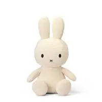 在飛比找PChome24h購物優惠-Miffy米菲兔燈芯絨填充玩偶-白 50cm
