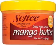 Mango Shea Butter Daily Hair Dress, 3 Ounce Jar (1)