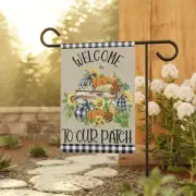 Welcome to Our Patch Garden Flag