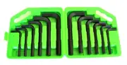 12pc GRIP TOOLS JUMBO HEX ALLEN KEY WRENCH SET METRIC & SAE 92155
