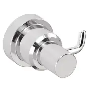 ECKOREA® Polished Chrome Robe & Towel Hook ECK-210O Durable Zinc Alloy Screw-in