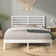 Zinus Bed Frame King Single Bamboo Metal Base Wood KAI