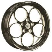 Weld Racing Magnum 2.0 Drag Front Runner 1-Piece Black Centre 17" x 4.5" 2.25 B/