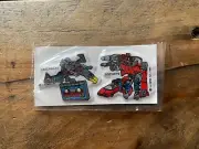 Transformers G1 Jotastar Glitter Stickers Pair -Laserbeak/Sideswipe -Sealed-1985