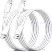 USB C to USB C Cable for iPhone 16/15 Pro Max Plus, 1M 60W USB C PD Fast Charging Cable for iPhone 16/15 Pro Max Plus, Galaxy S25/S24/S23/S22, Switch, MacBook, iPad, Laptop