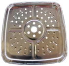 Copper Chef Tray Steamer Insert Stainless Steel 7.5" x 7.5" Base Square