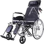 Rolling Walkers Adjustable Recliner Wheelchair Folding Advanced Self Propel Sport Lightweight Wheel Chair Travel Chair Mobility Device Self-Propelled Wheelchair
