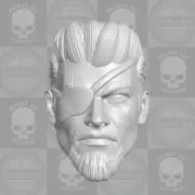 Slade Wilson Deathstroke v1 custom head for McFarlane DC & other action figures