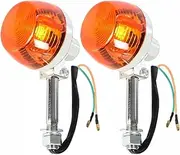 Accessories Turn Signal 8mm 12V 2Pcs for Honda CT70 CT90 XL100 CB350 CM400 CB450 CB750 Replace