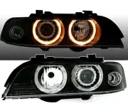 Mga headlight for BMW E39 mula 1995 hanggang 2000 Ang mga mata ng anghel D2S LPB