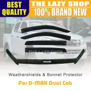 Injection Bonnet Protector & Weathershields for ISUZU DMAX Dual Cab 2012-2016