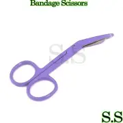 Lister Bandage Scissors 3.5" Purple Color Surgical Instruments Stainless Steel