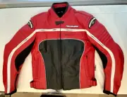 Fieldsheer Red Track Paddock II Leather Jacket SZ 44 Waterproof New with Tags